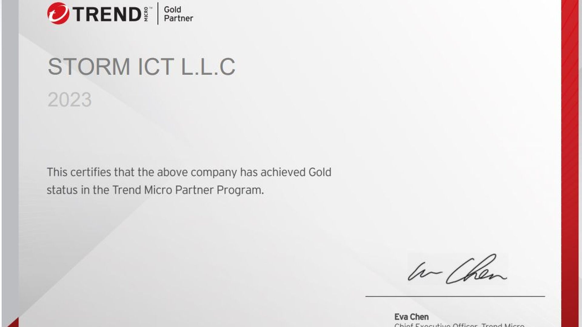 Gold Partner TrendMicro